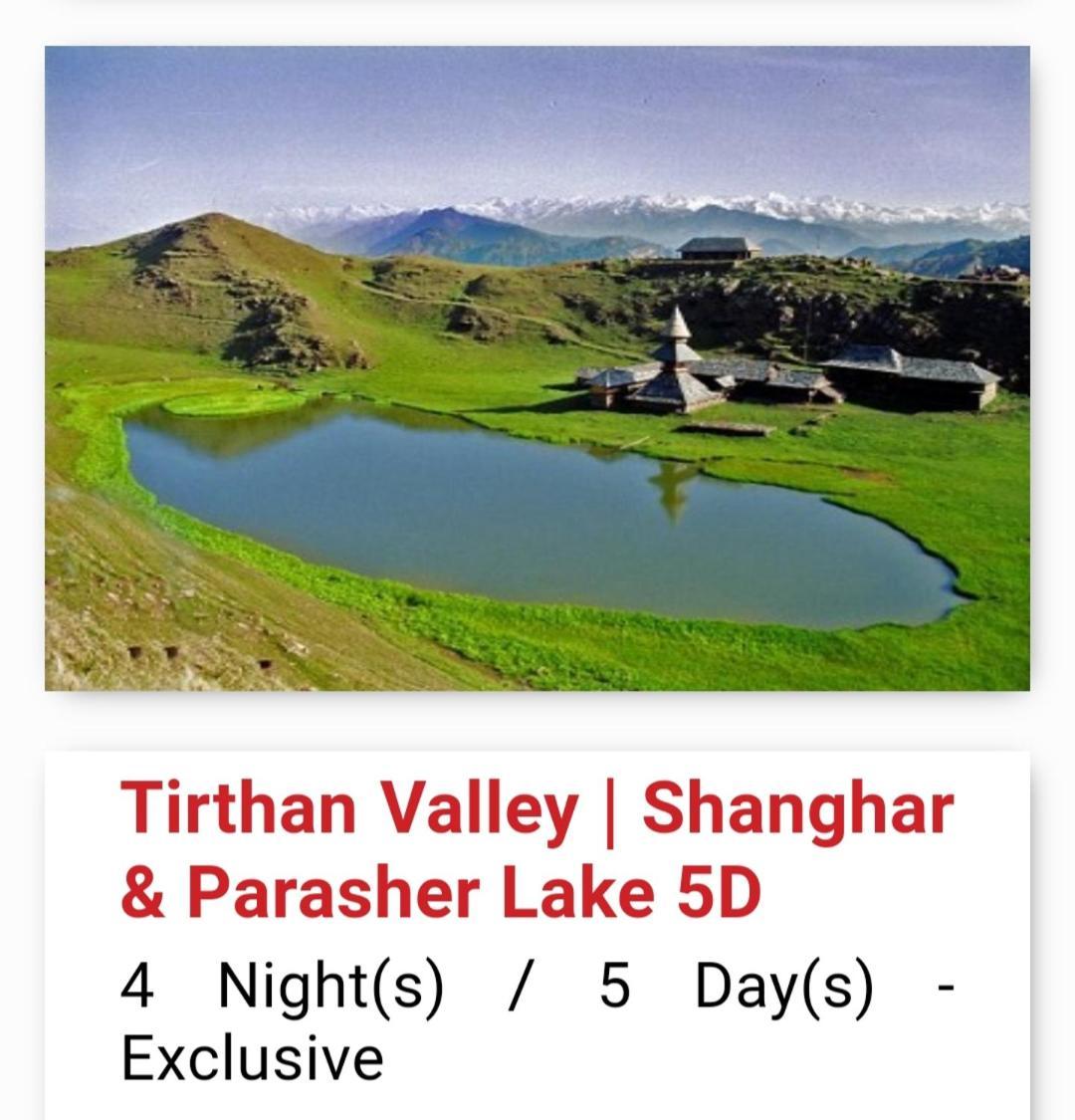 Tirthan Crest Homestay Banjār Zewnętrze zdjęcie